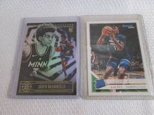lot 48 image: Naz Reid & Jaden McDaniels Rookie C...