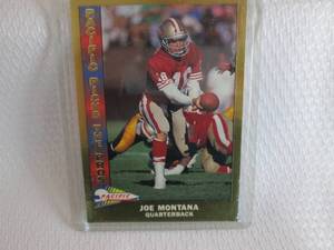 lot 60 image: 1991 Pacific Joe Montana Picks The ...
