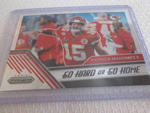 lot 61 image: 2020 Prizm Patrick Mahomes Card...