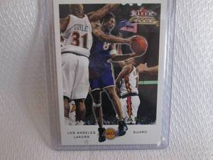 lot 67 image: 2000-01 Fleer Kobe Bryant  Card...