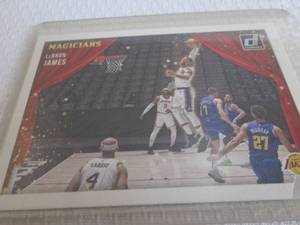 lot 85 image: 2021-22 Donruss LeBron James Magici...