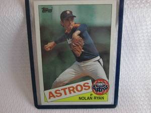 lot 89 image: 1985 Topps Nolan Ryan Card...