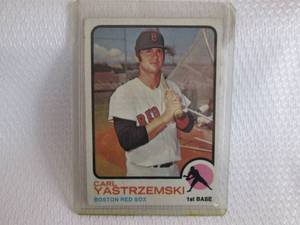 lot 126 image: 1973 Topps Carl Yastrzemski Card...