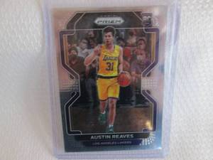 lot 143 image: 2021-22  Prizm Austin Reaves Rookie...