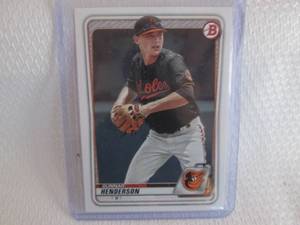 lot 179 image: 2019 Bowman Gunnar Henderson Rookie...