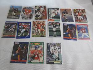 lot 214 image: Assorted John Elway Cards...