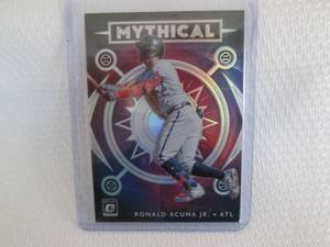 lot 221 image: 2020 Optic Ronald Acuna Jr Mythical...