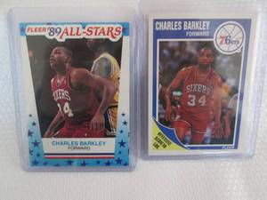 lot 235 image: 1989-90 Fleer Charles Barkley Card ...