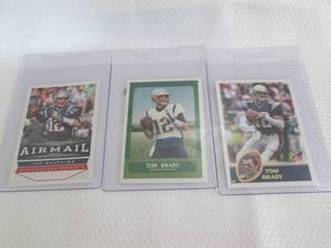 lot 238 image: Assorted Tom Brady Cards...