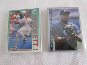 lot 239 image: 1992 &1993 Fleer Minnesota Twins Te...