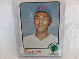 lot 240 image: 1973 Topps Billy Williams Card...