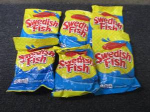 lot 287 image: 6- 8 oz Swedish Fish...
