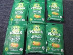 lot 292 image: 6- 30 ct Halls Immune Defense Suppl...