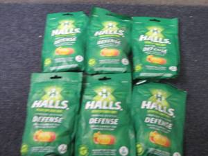 lot 302 image: 6- 30 ct Halls Immune Defense Suppl...