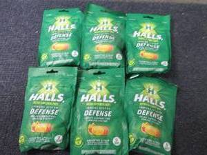 lot 304 image: 6- 30 ct Halls Immune Defense Suppl...
