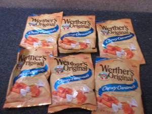 lot 308 image: 6- 2.4 oz Werthers Original Chewy ...
