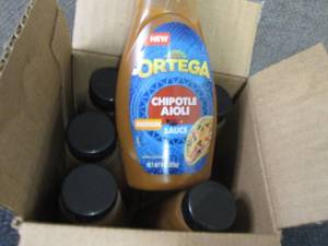lot 329 image: 6- 9 oz Ortega Medium Chipotle Aiol...