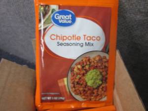 lot 378 image: 12-1 oz Great Value Chipotle Taco S...