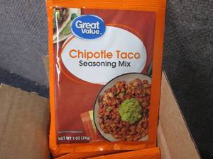 lot 379 image: 12-1 oz Great Value Chipotle Taco S...
