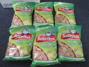 lot 386 image: 6-7 oz Sabritas Salt & Lime Flavore...