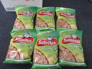 lot 387 image: 6-7 oz Sabritas Salt & Lime Flavore...