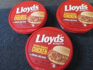 lot 429 image: DD 3- 16 oz FROZEN Lloyds Barbecue...