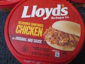 lot 434 image: DD 3- 16 oz FROZEN Lloyds Barbecue...