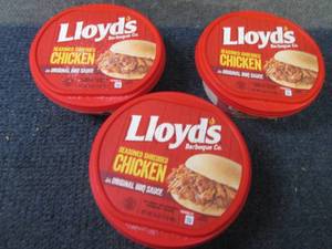 lot 437 image: DD 3- 16 oz FROZEN Lloyds Barbecue...