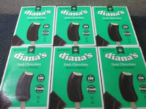 lot 463 image: EE 6- 5ct Dianass Dark Chocolate B...