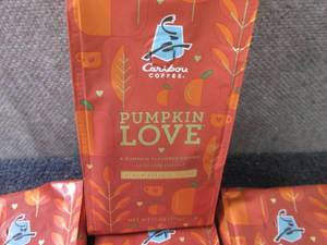 lot 519 image: 4- 11 oz Caribou Coffee Medium Roas...