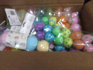 lot 533 image: Box of Fillable Easter Eggs...