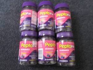 lot 536 image: 6- 24 ct Pepto Pm Gummies...