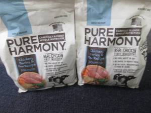 lot 545 image: 2- 3.5 lb Bags Pure Harmony Chicken...