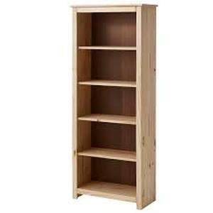 StyleWell 4-Shelf Unfinished Natural Pine Wood Standard Bookcase (58 in. H)  Customer Returns See Pictures