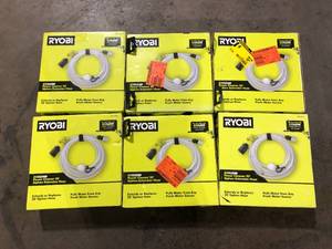 Lot of RYOBI EZClean Power Cleaner 20 ft. Pressure Washer Hose Customer Returns See Pictures