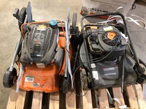 Lot of Assorted Lawn Mowers Untested  Various Models and Conditions  Customer Returns See Pictures