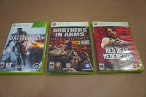 lot 8 image: 3 XBOX 360 Games -Battlefield 4, Red Dead Redemption