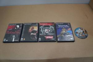 lot 26 image: 5 PlayStation 2 Games -Mortal Kombat, Twisted Metal, Devil May Cry