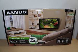 lot 129 image: Sanus Full-Motion 51-70 TV Wall Mount