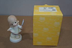lot 145 image: Precious Moments Rejoicing in Gods Gift of You Figurine