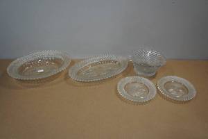 lot 170 image: 6-Pieces of Cut Glass Dishes