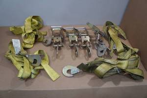 lot 234 image: Heavy Duty Ratchet Straps