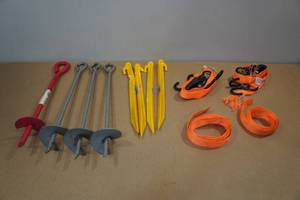 lot 236 image: Tie Down Anchors and Ratchet Straps