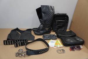 lot 261 image: Womens Accessories - Boots, Purses, Belts