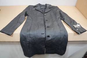 lot 282 image: Gossip Leather Trench Coat - Medium