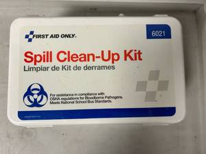 lot 48 image: First Aid Only Spill Clean-Up Kit expired