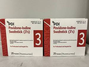 lot 59 image: Povidone-Iodine Swabstick (3s) Expired