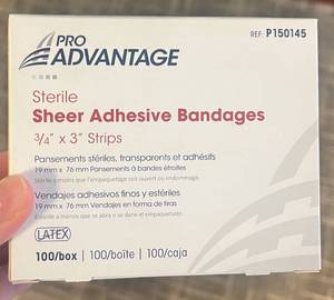 lot 87 image: Sheer Adhesive Bandages