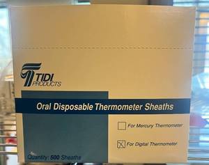 lot 90 image: Oral Disposable Thermometer Sheaths