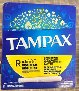 lot 99 image: Tampax Tampons